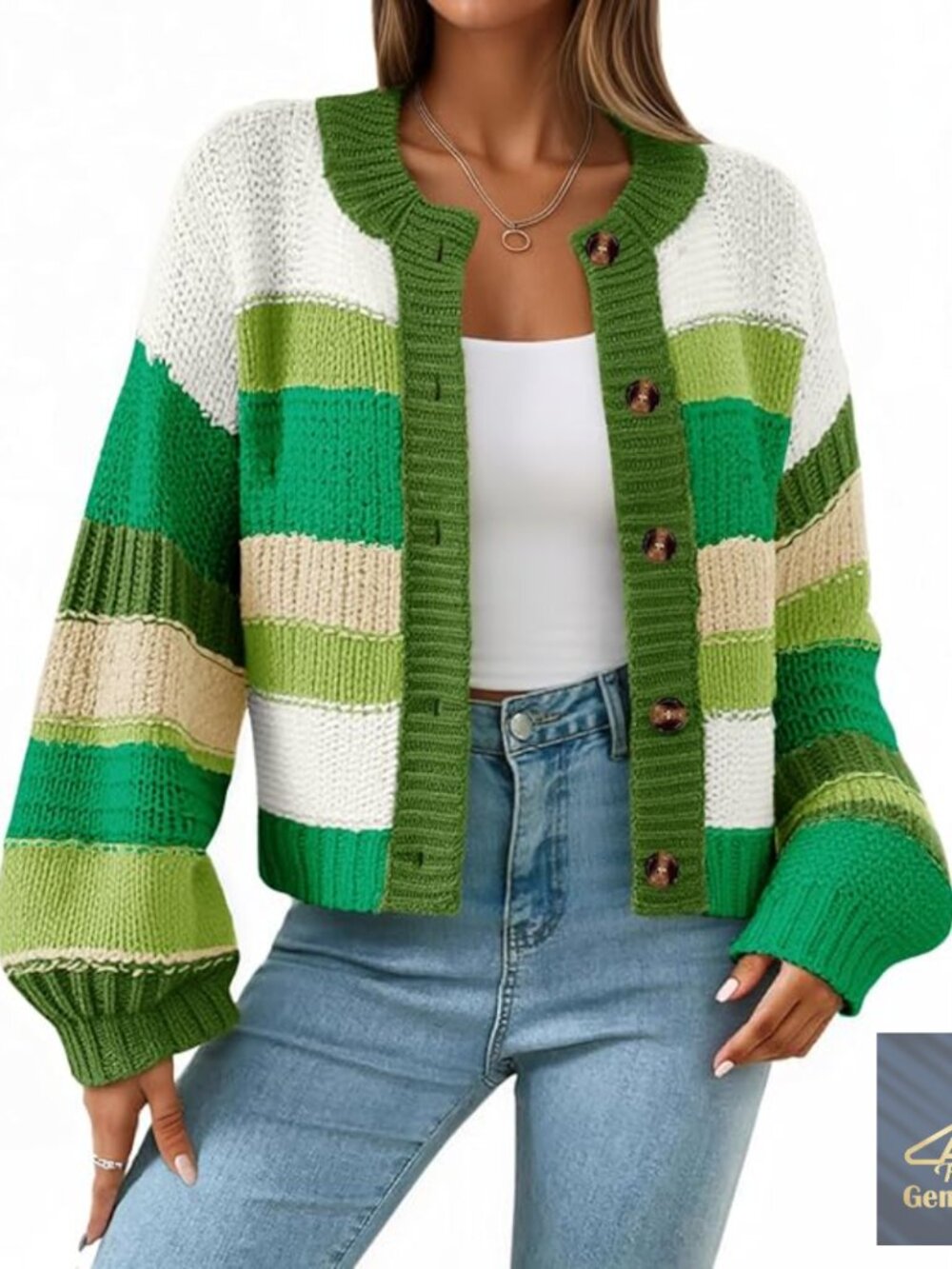 Chunky Knit Cardigan Sweater, Oversized Fit, Button Front, Long Sleeve